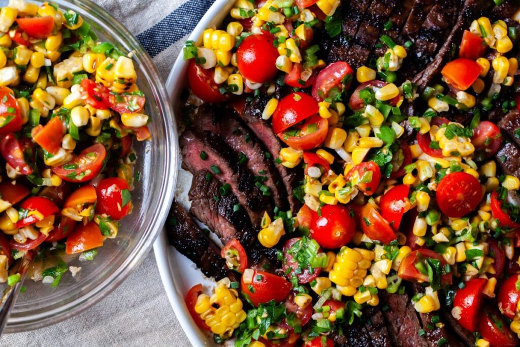 summer-steak-with-corn-and-tomatoes